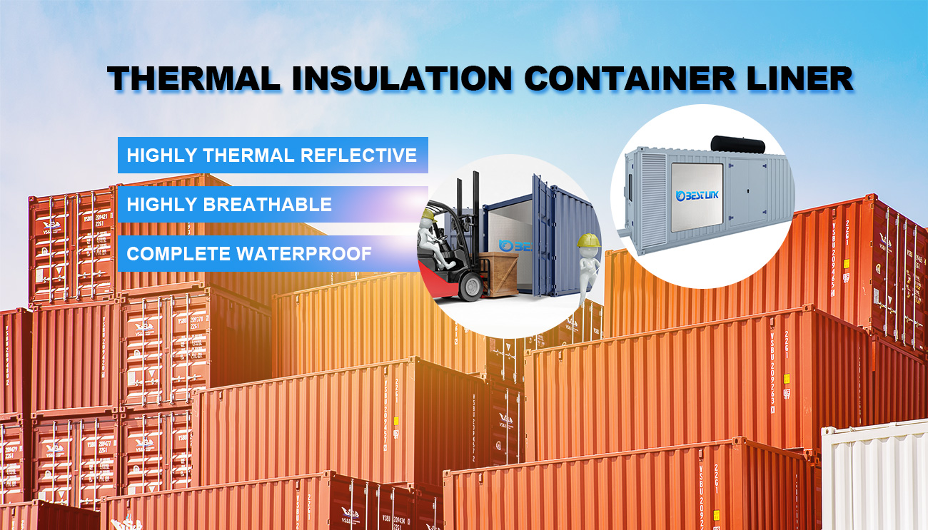 Shipping Container Bags Dampproof Anti-pollution Aluminum Foil Woven Thermal Container Liner