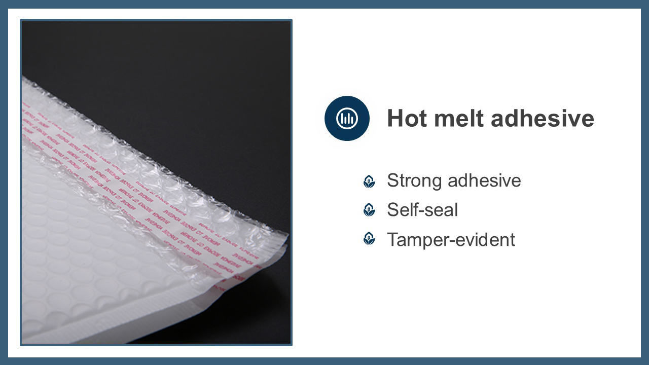 Wholesale co-extruded poly bubble mailer wrap bubble envelope padded air bubble shipping mailer shockproof