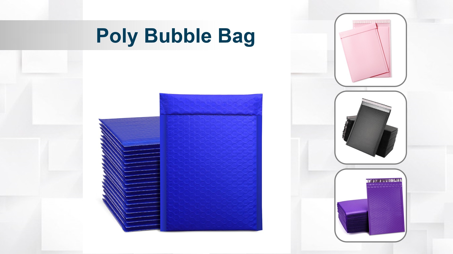 29*38cm  Green Poly Bubble Mailer Kraft Bubble Mailers Custom logo and size for packaging and shipping
