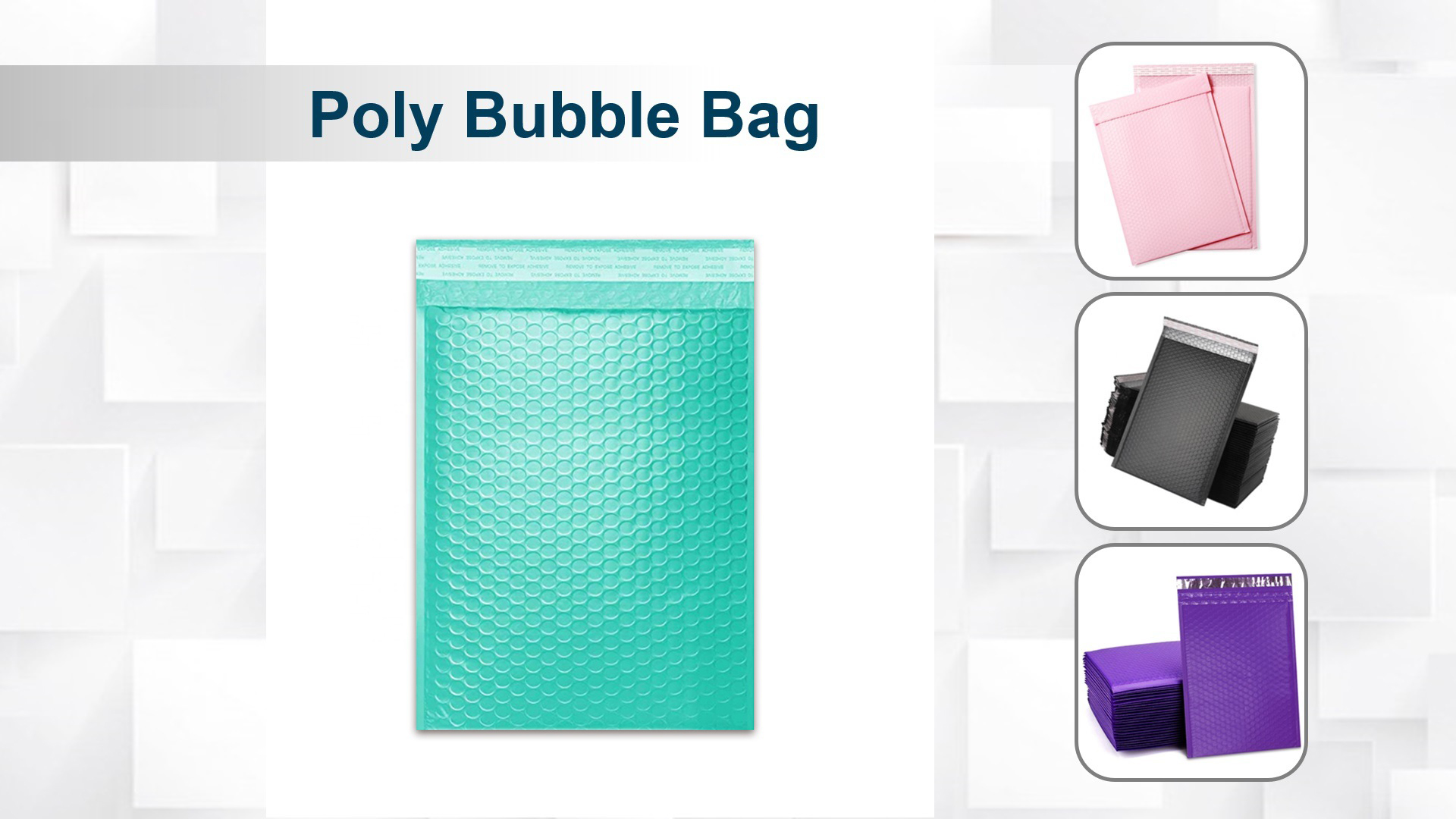 Multi-color Air Bubble Mailer/ Packaging envelope/ Padded mailing bag customized size
