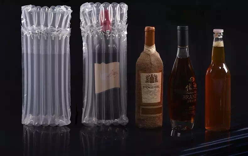 protective inflatalbe wine bottle air bubble bags