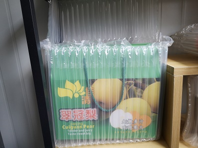 Fill Plastic Inflatable Air Cushion Bubbles Plastic Packaging Bags For fruits