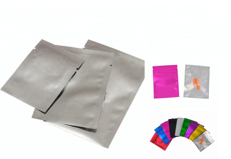Moisture Barrier Bags Aluminum Foil Packaging Pouch Mylar Bags 10x12inch