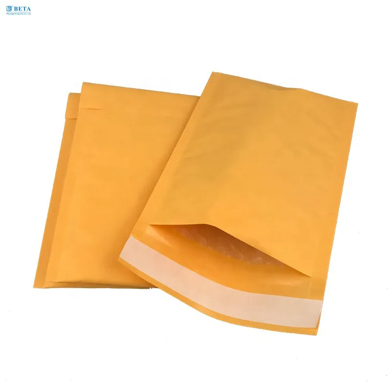 Customized Logo & Size Bubble Envelope Mailer, Kraft Bubble Envelopes, Brown Paper Bubble Mailer, Padded Envelope bags