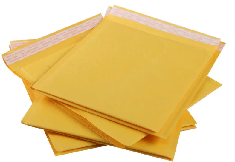 Customized Color Kraft Bubble Mailer Brown Paper Bubble Envelope bags