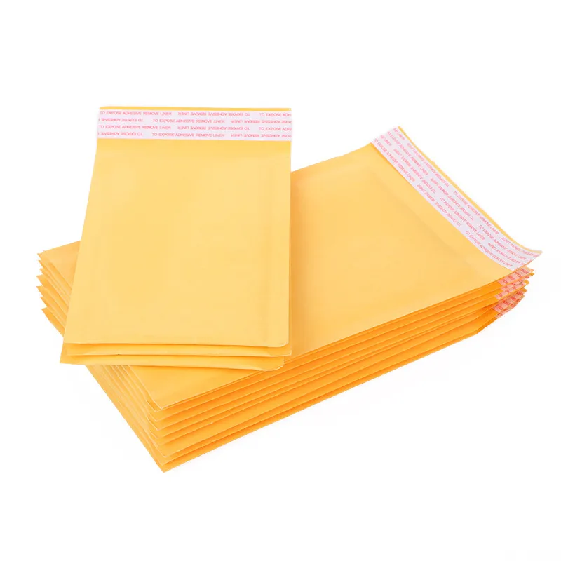 Various Size Self-seal Kraft Bubble Mailer Padded Envelope Bubble wrap for mailing and shipping
