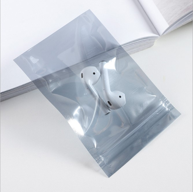 Printed logo Transparent Antistatic shielding bag ESD Moisture barrier Bag for protecting electronic products