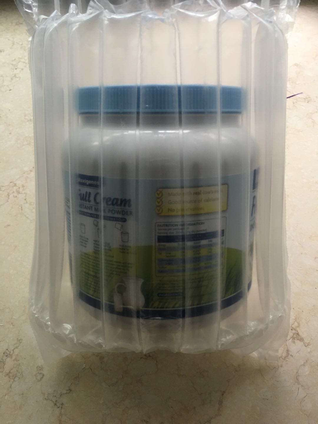 Multi-size bubble cushion wrapper Air bubble packaging bags Transparent poly air column Bag
