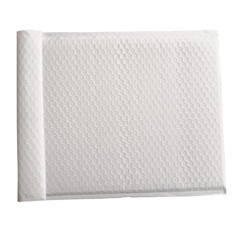 Popular white bubble wrapper Self-adhesive Kraft Bubble Mailer Brown paper Envelope for mailing and shipping