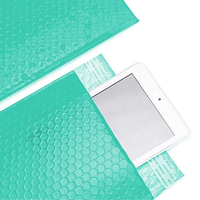 29*38cm  Green Poly Bubble Mailer Kraft Bubble Mailers Custom logo and size for packaging and shipping