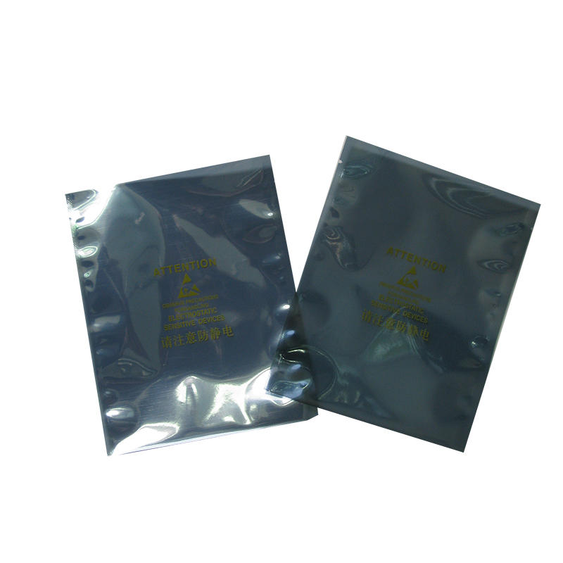 Printed Anti-Static ESD Shielding Bags with Ziplock - Static Barrier Packaging for Electronic Parts