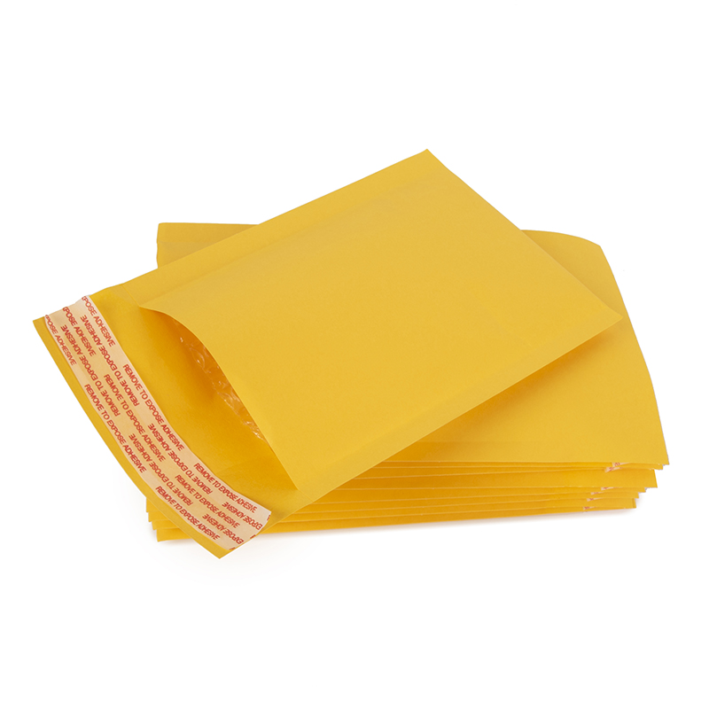 Customized Sizes Kraft A3 A4 A5 Padded Bubble Mailer Bags/ Kraft Padded Envelope