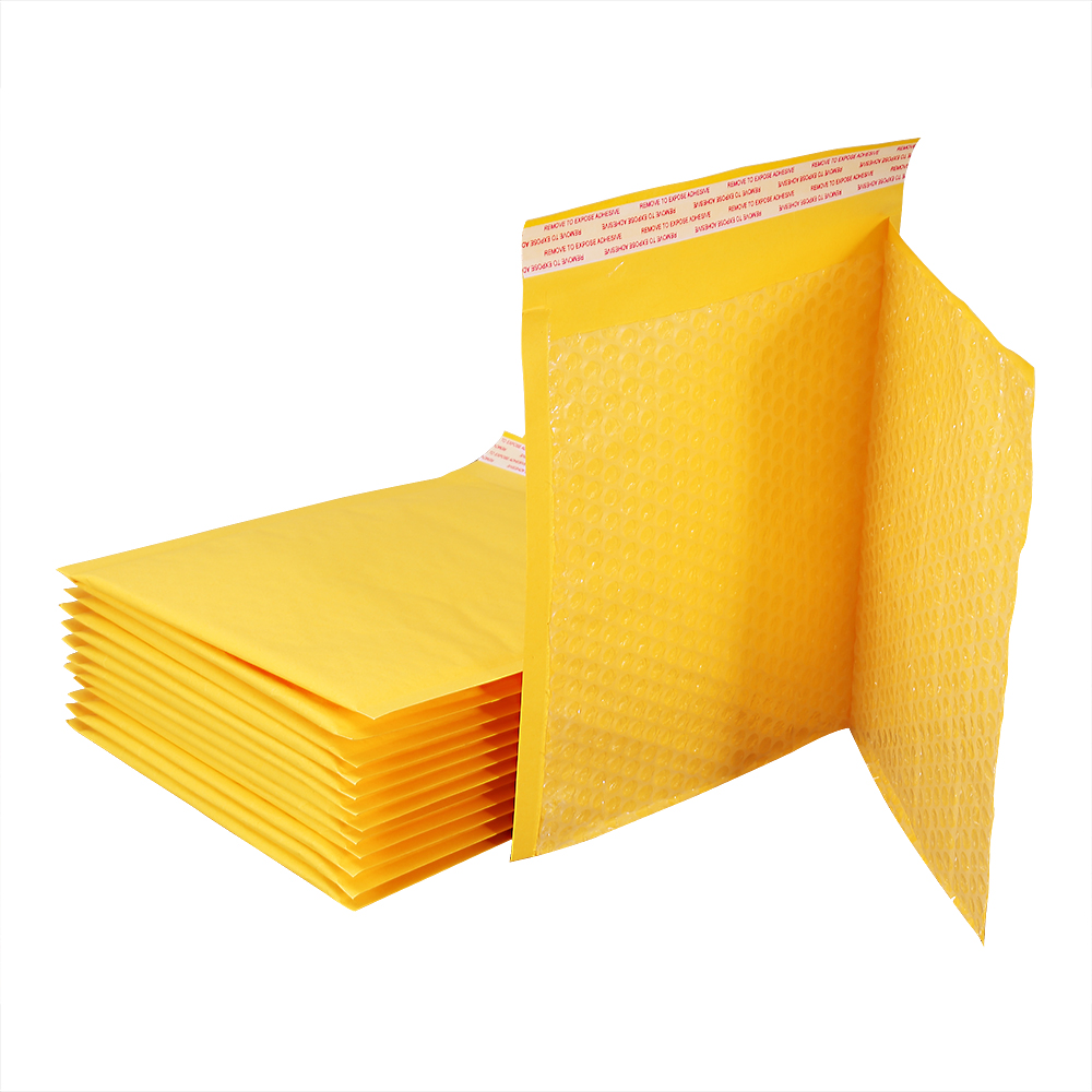 Custom Printed Kraft Mailing Bag Bubble Mailers Padded Envelopes shipping packaging mailer bubble bag