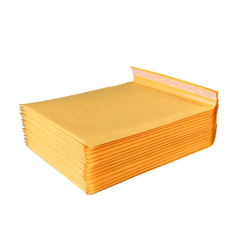 High quality waterproof Logo printing self-seal Kraft bubble mailer Air bubble Envelope for mailing shipping packaging
