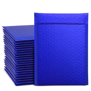 Best price Personalized Logo Self Seal Mailing Shipping Packaging Blue Poly Kraft Air Bubble Mailer Envelope