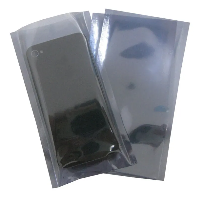 Wholesale anti-static shielding bag Ziplock dustproof & moistureproof 0.075mm thick Selfseal Antistatic Packing Bags