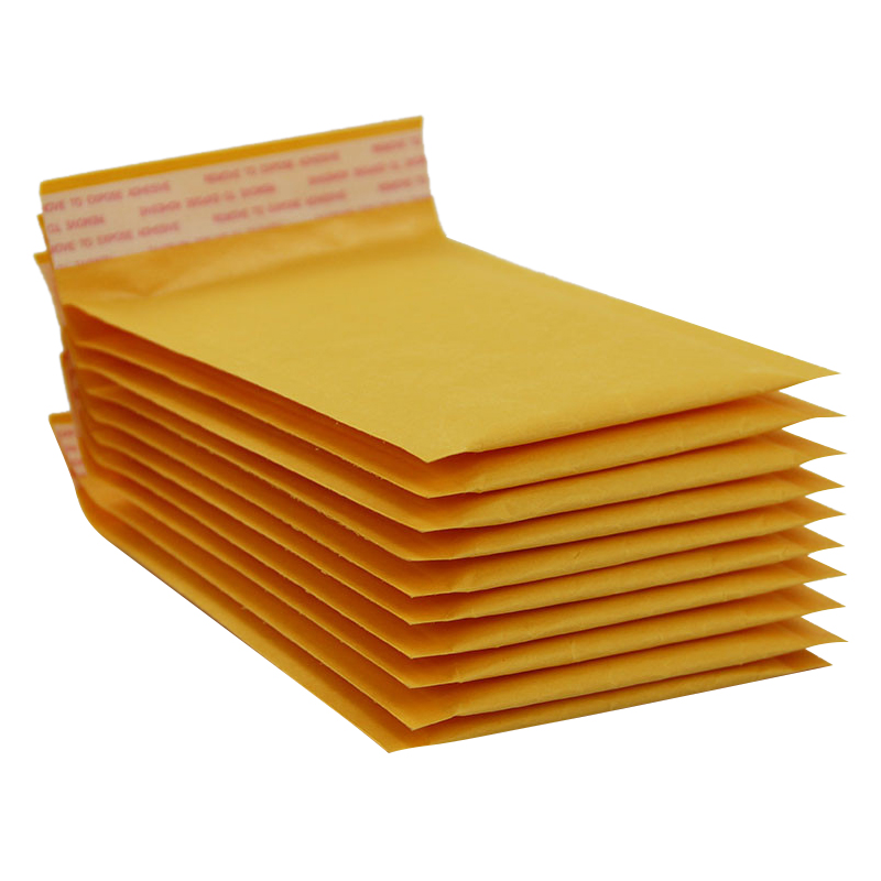 10x15+4cm Self-Seal Kraft Bubble Mailers Eco-Friendly Padded Shipping Envelopes