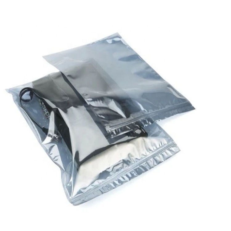 250mm*300mm antistatic transparent plastic bags/ esd antistatic shielding bag for electronic components