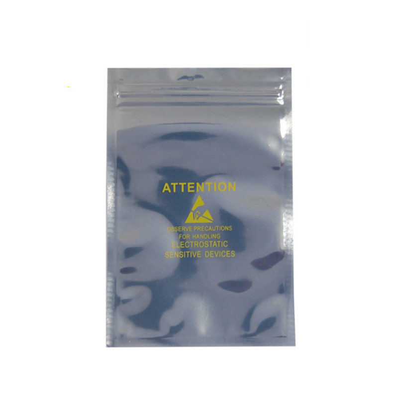 Factory direct price Static shielding bag/ Antistatic barrier Packaging Bag With Zip for Electronic products