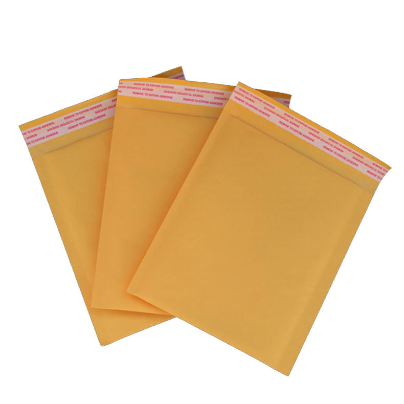 High quality waterproof Logo printing self-seal Kraft bubble mailer Air bubble Envelope for mailing shipping packaging