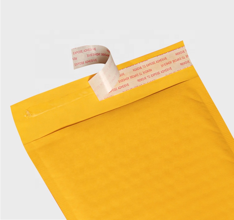 Customized Color & Size Kraft Bubble Mailer, Bubble Padded Envelope bags, Brown Paper Bubble Envelope Mailer