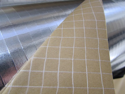 aluminum foil reinforced fiber glass mesh thermal insulation for rockwool