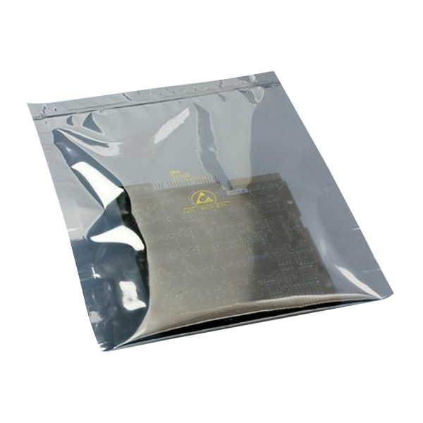 0.075mm thickness ESD shielding bags for shipping electronic parts and components